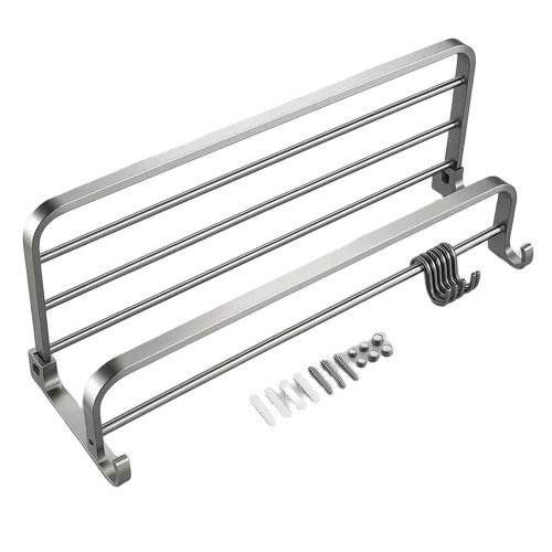 Double Folding Towel Rack