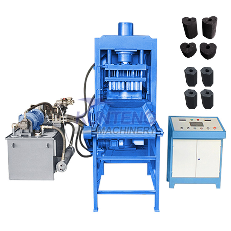 Coal Powder Hydraulic Forming Machine Barbecue Charcoal Pressing Machine - Briquette Size: Customized