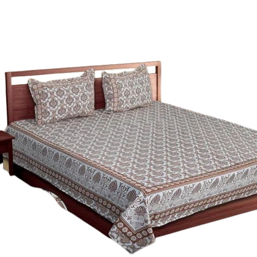 hand block printed bed sheet