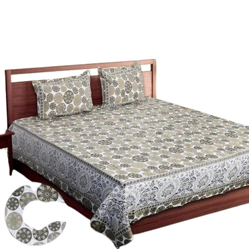 Jaipuri Handblock Printed Bedsheets