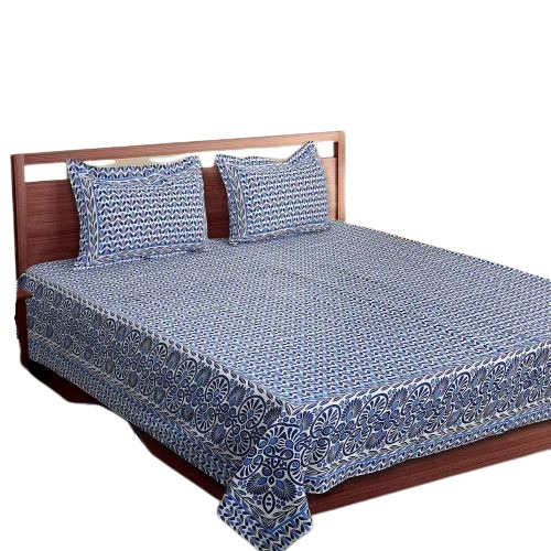 Jaipuri Pure Cotton Printed Bedsheet