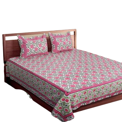 jaipuri cotton bed sheet