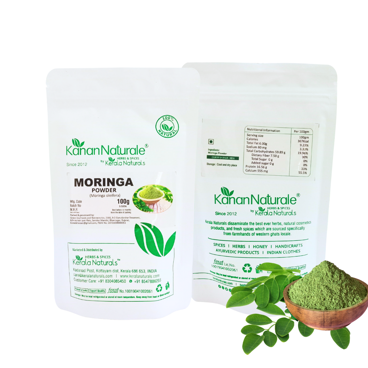Organic Moringa Powder - 100gm