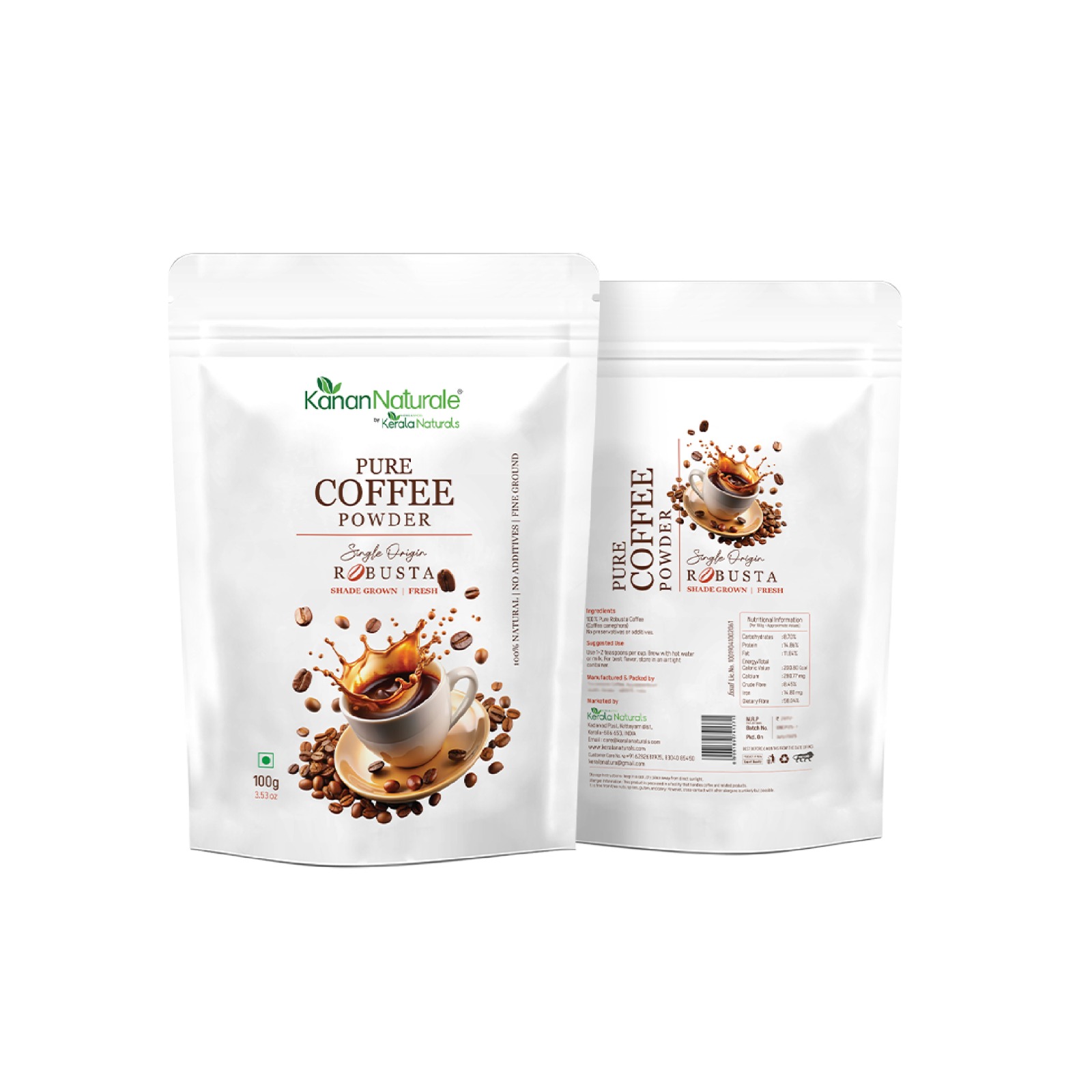 Pure Coffee Powder - 100 gm