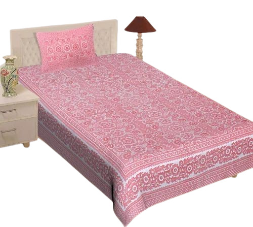 Pure Cotton Single Printed Bedsheet