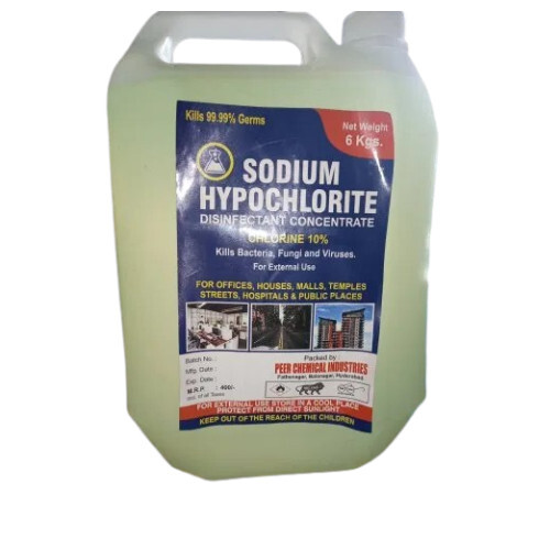 Sodium Hypochlorite Liquid Bleach