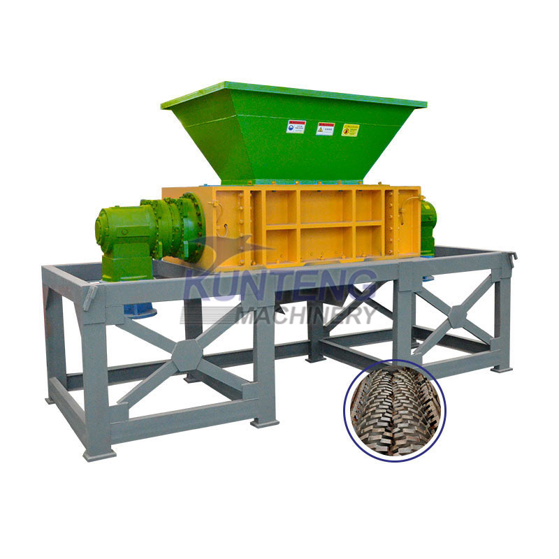 Urban Garbage Shredder Dual Axis Garbage Shredder - Application: Waste Plastic
