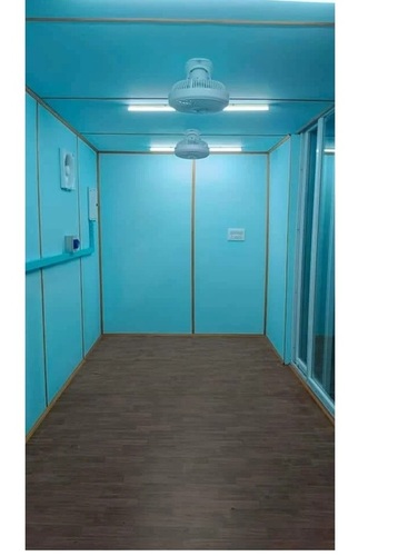 White Steel Portable Cabin