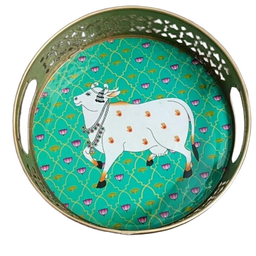 Metal Silver Plated Tray