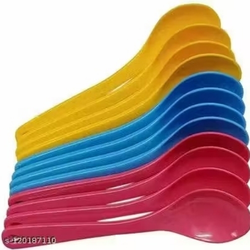 Multicolor Plastic Spoon