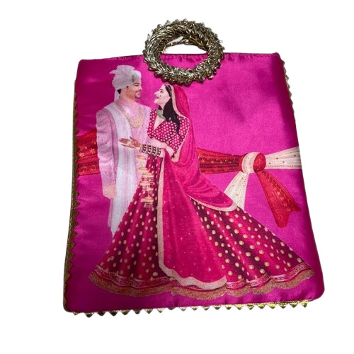 Silk Pink Potli Bag