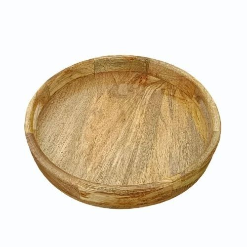 Wooden Round Serving Tray