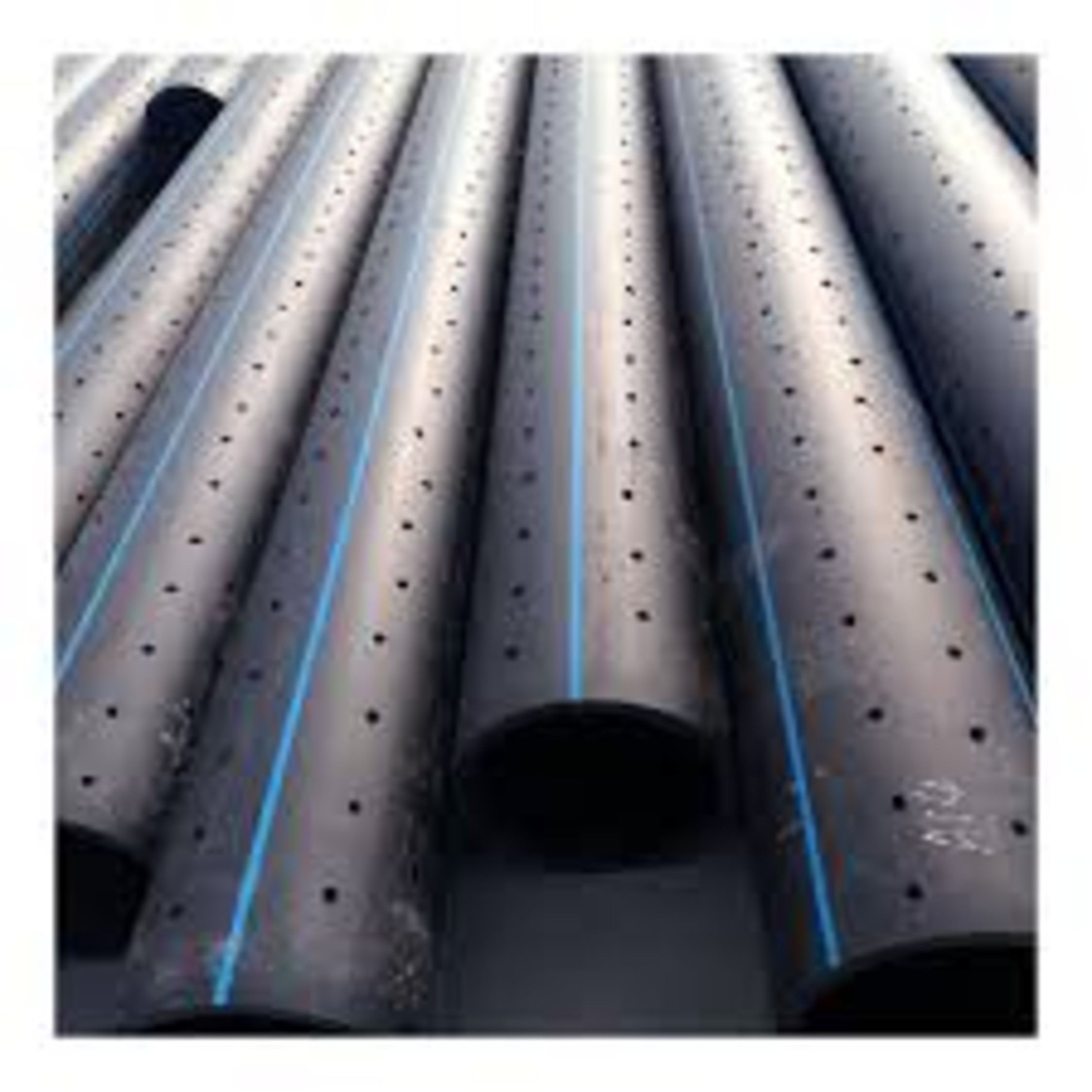 Black Perforated Hdpe Pipe - Length: 6 Millimeter (Mm)