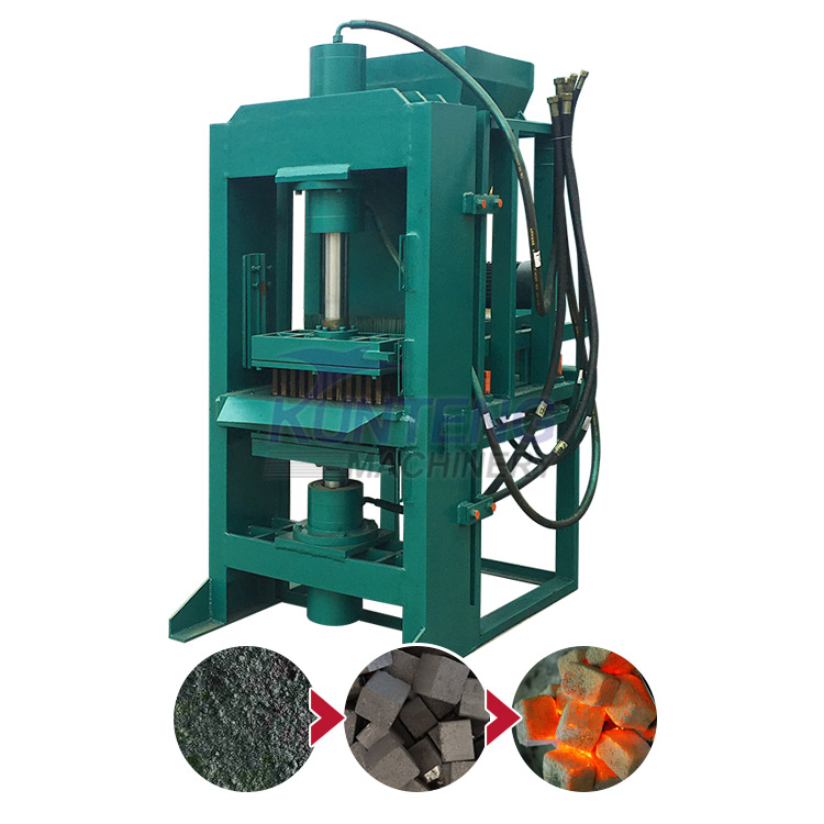Coconut Shell Carbon Making Machine Charcoal Powder Forming Machine - Briquette Size: Customized