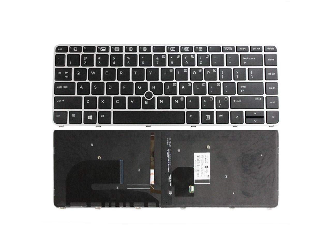 Laptop Keyboard For Hp Elitebook - Color: Silver