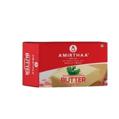 100Gm Amirthaa Unsalted Butter - Age Group: Adults