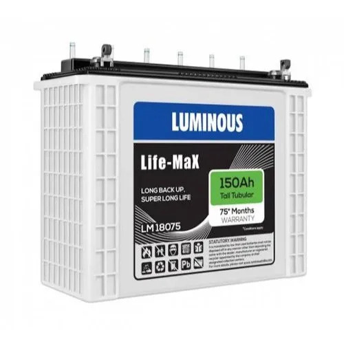 150Ah LM18075 Luminous Life Max Inverter Battery