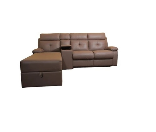 3 Seater Brown Recliner Sofa Set