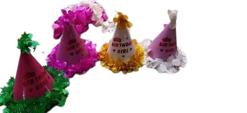 Designer Colored Birthday Cap