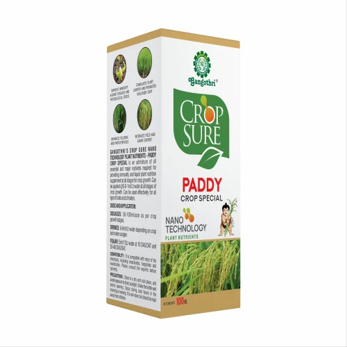 Gangothri Crop Sure Paddy Special 100 Ml Nano Technology Fertilizer