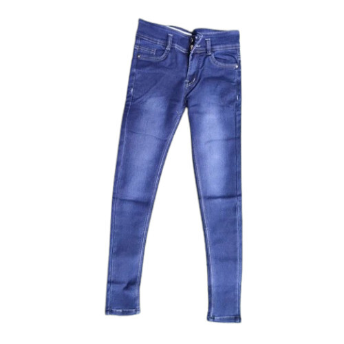 Ladies Navy Blue Denim Jeans