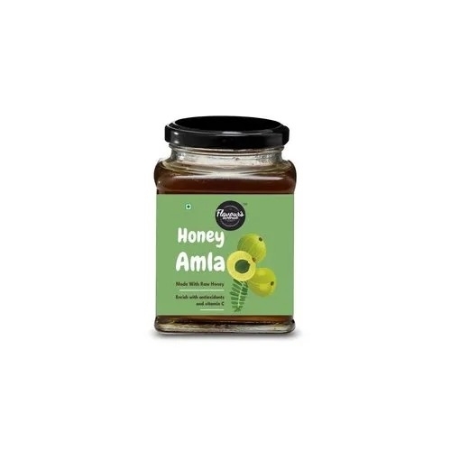 Organic Honey Amla - Glass Bottle, 300 GMS | Food Grade, Organic, 12 Months Shelf Life