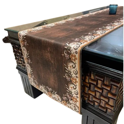 Printed Velvet Table Runner