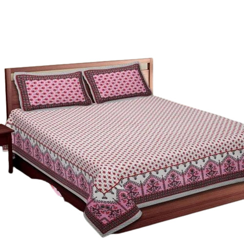 Flower Print 100 % Pure Cotton Bedsheet