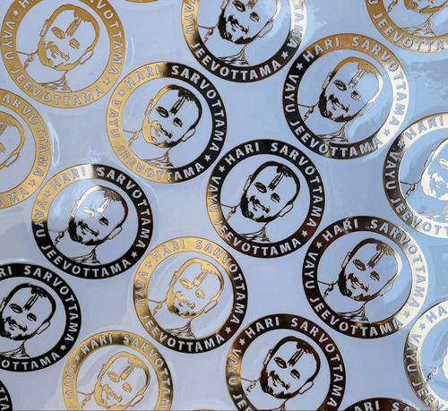 Logo Ep Metal Sticker - Color: Silver