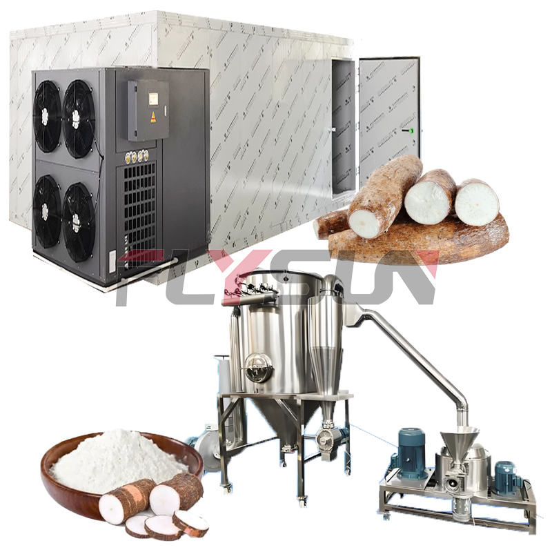 Cassava Powder Grinding And Drying Production Line Cassava Powder Drying Room - Color: Grey