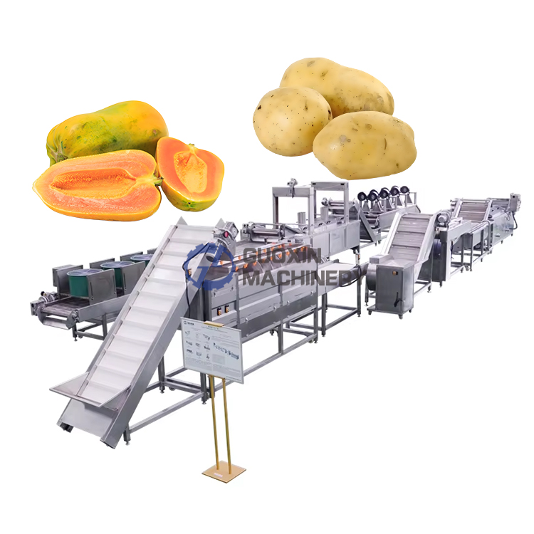 Fruit And Vegetable Processing Machine Potato Cleaning Slicing And Drying Production Line Pawpaw Dryer Oven Papaya Dryer Machine - Automation Grade: Semi Automatic