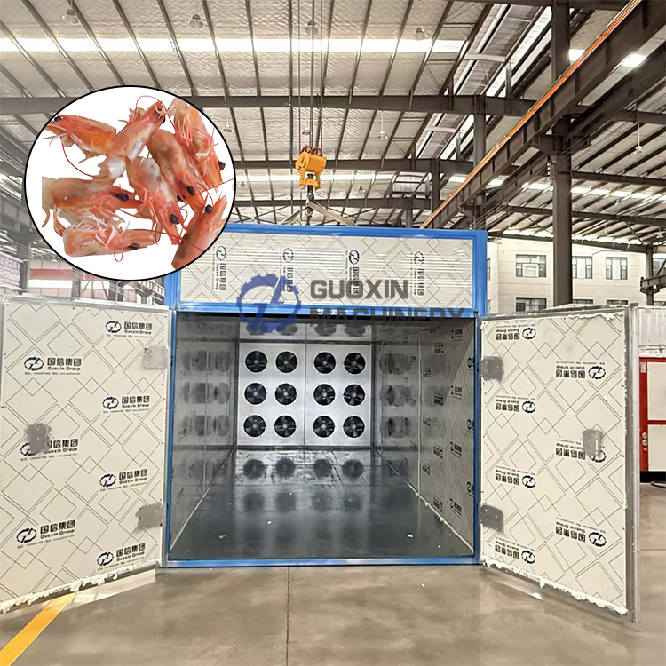 Multiple Heat Sources Drying Oven Seafood Shrimp Head Drying Machine Squid Dryer Machine - Accuracy: Customizable Mg