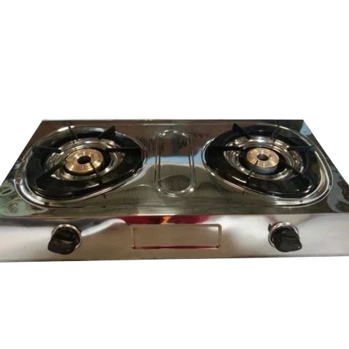2 Burner Stainless Steel Gas Stove