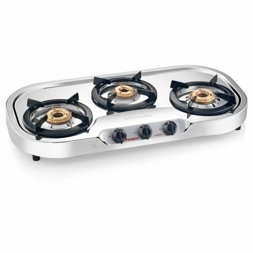3 Burner Steel Gas Stove
