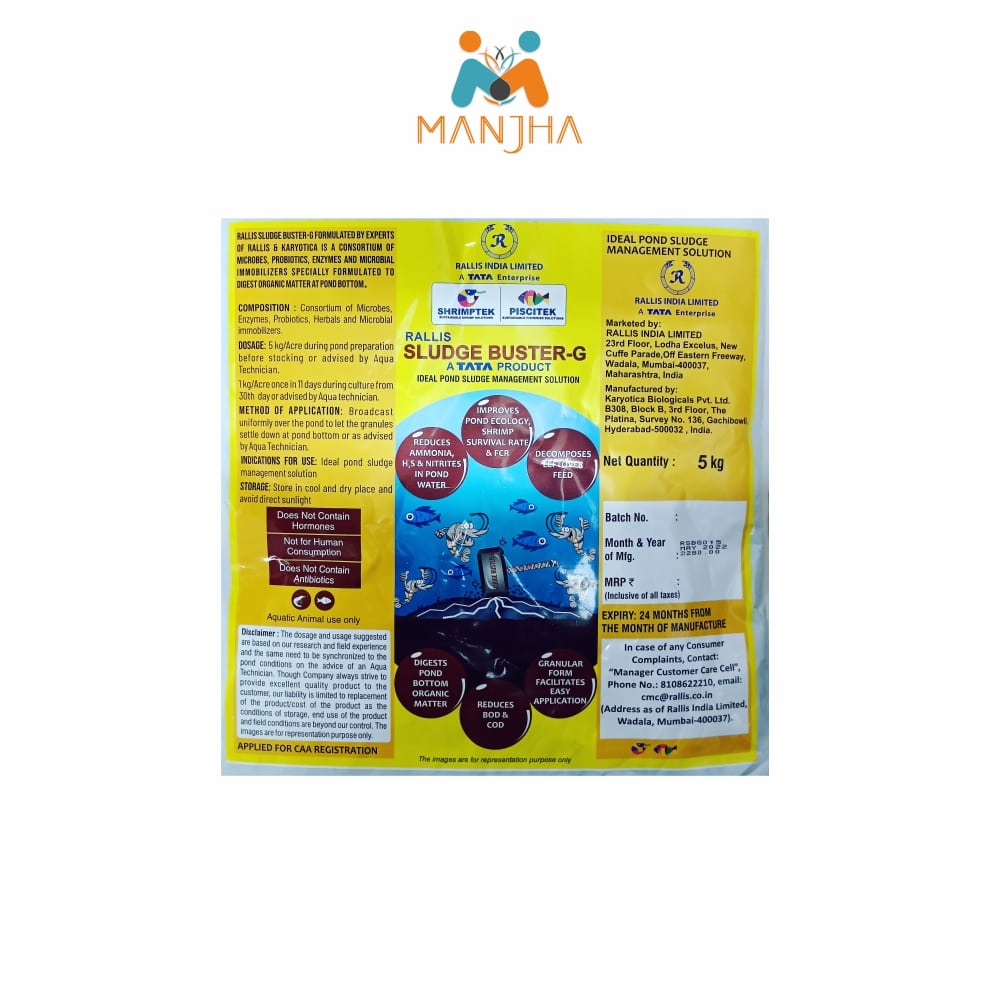 Sludge Buster-G Aqua Feed Supplements - Application: Aquaculture