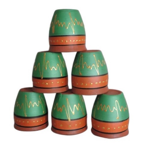 Terracotta Clay Tea Cup Sets