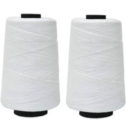 White Spun Polyester Thread