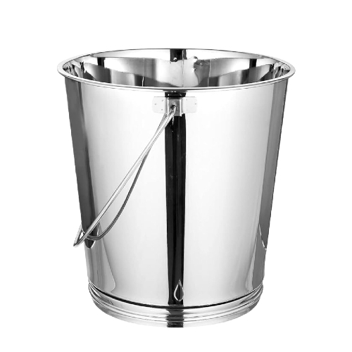 Silver Stainless Steel Serving Buckets - Features: Good Quality