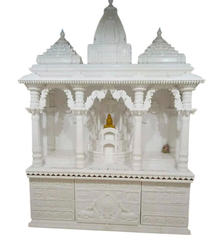 White Indoor Marble Temple
