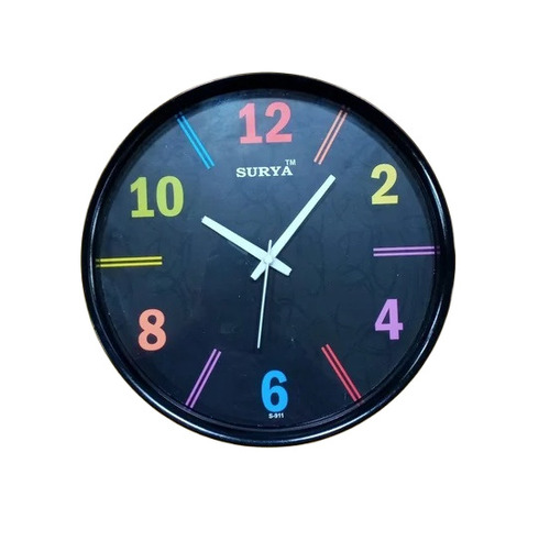 12 Inch Plastic Wall Clock