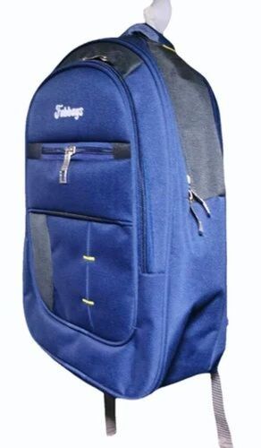 15 Liter Blue Polyester School Bag
