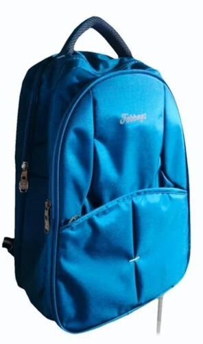 18 Liter Blue Polyester School Bag