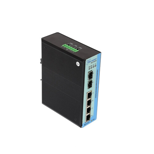 IES 104-2S A 6 Port Unmanaged Industrial Ethernet Switch