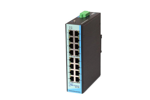 IES 1160 DC Y 16-port 10/100BASE-TX Industrial Unmanaged Ethernet Switch