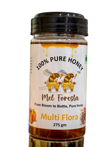 Multiflora Honey - Pure Natural Multifloral Blend, Grade A, 12 Months Shelf Life | Natural Sweetener, No Added Sugar or Chemicals