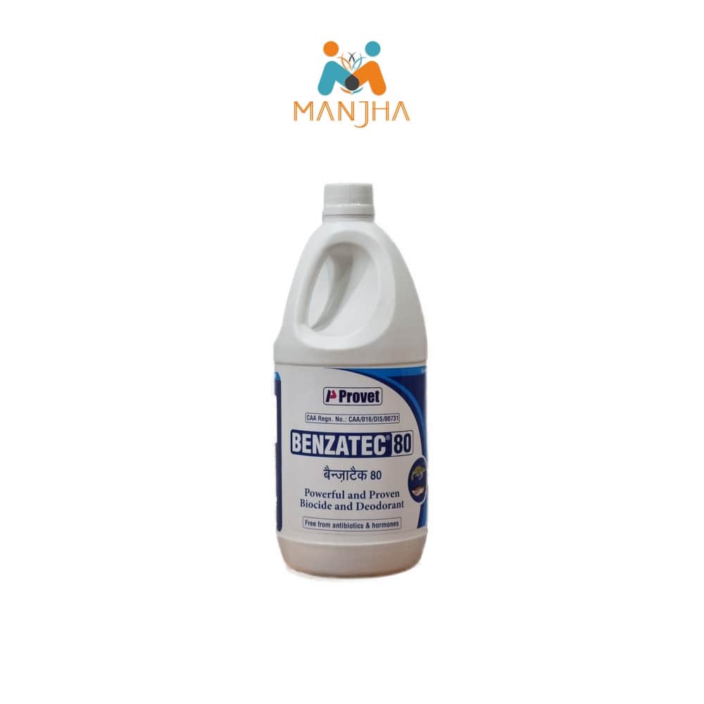 Provet Benzatec 80 For Water Disinfectant Liquid