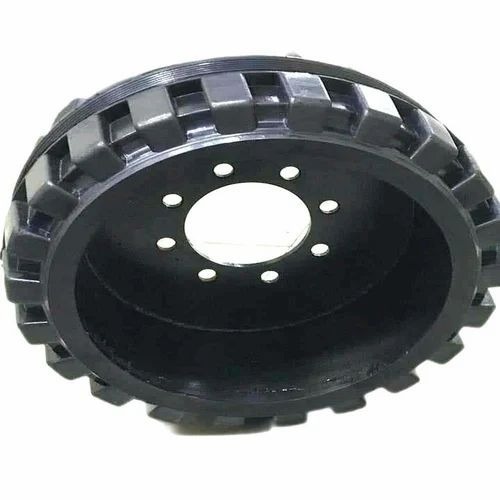 Solid Rubber Sensor Paver Solid Tyre