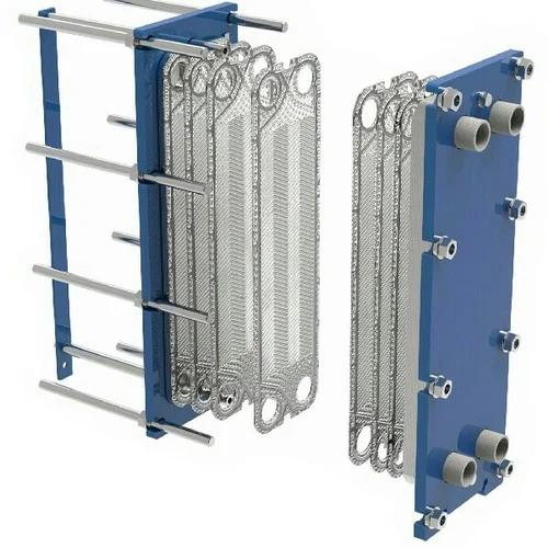 Aluminum Plate Type Heat Exchanger - Dimensions: 1 Foot (Ft)