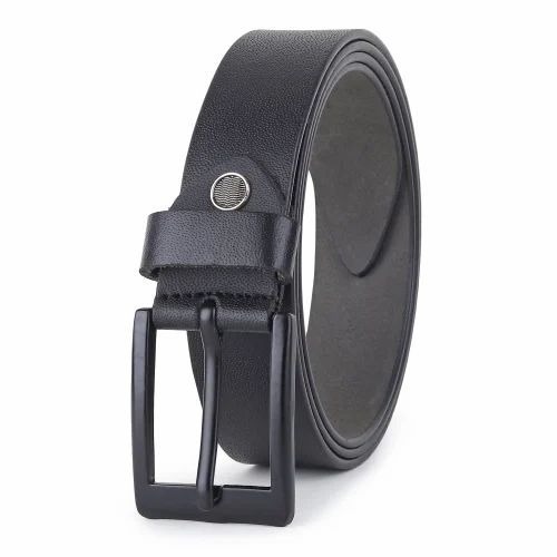 Black Formal Genuine Leather Belt