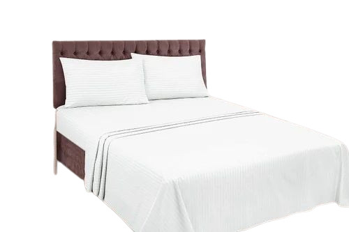 Hotel Plain Bed Sheet By Jai Maa Balasundri Tex